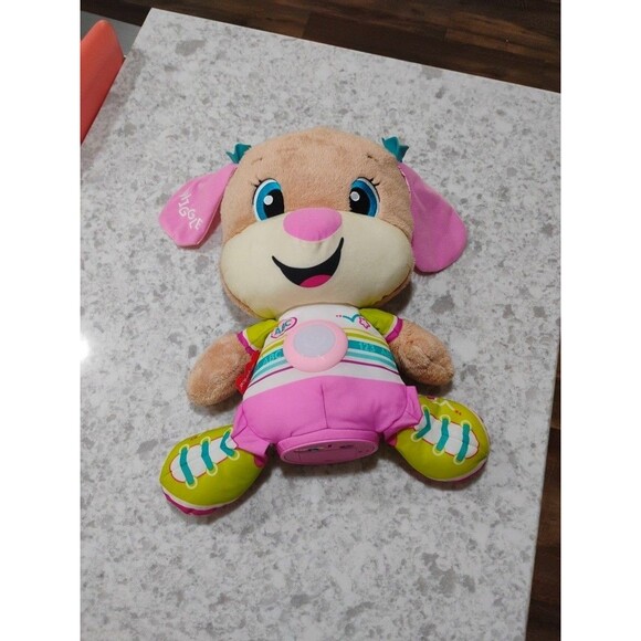 2020 Fisher-Price Laugh & Learn So Big Sis Large Musical Plush Puppy — Lights & - Picture 1 of 11